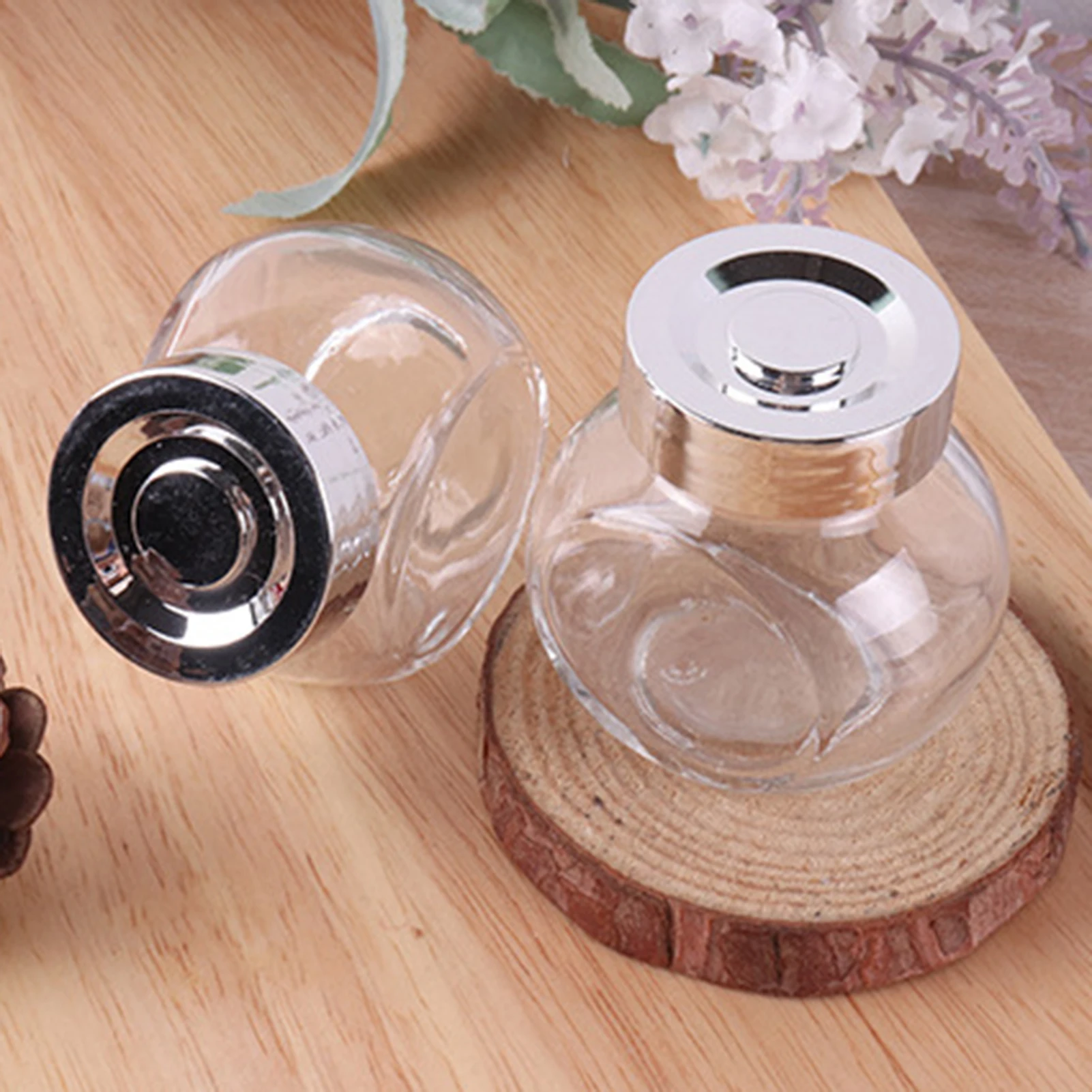 Стеклянная кухонная емкость для хранения с крышкой влагостойкая коробка