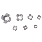 5102050 шт M3 M4 M5 M6 M8 M10 M12 оцинкованная четыре когти гайка Динамик t-образная гайка слепой элемента Вставка Гайка тройника мебельная фурнитура