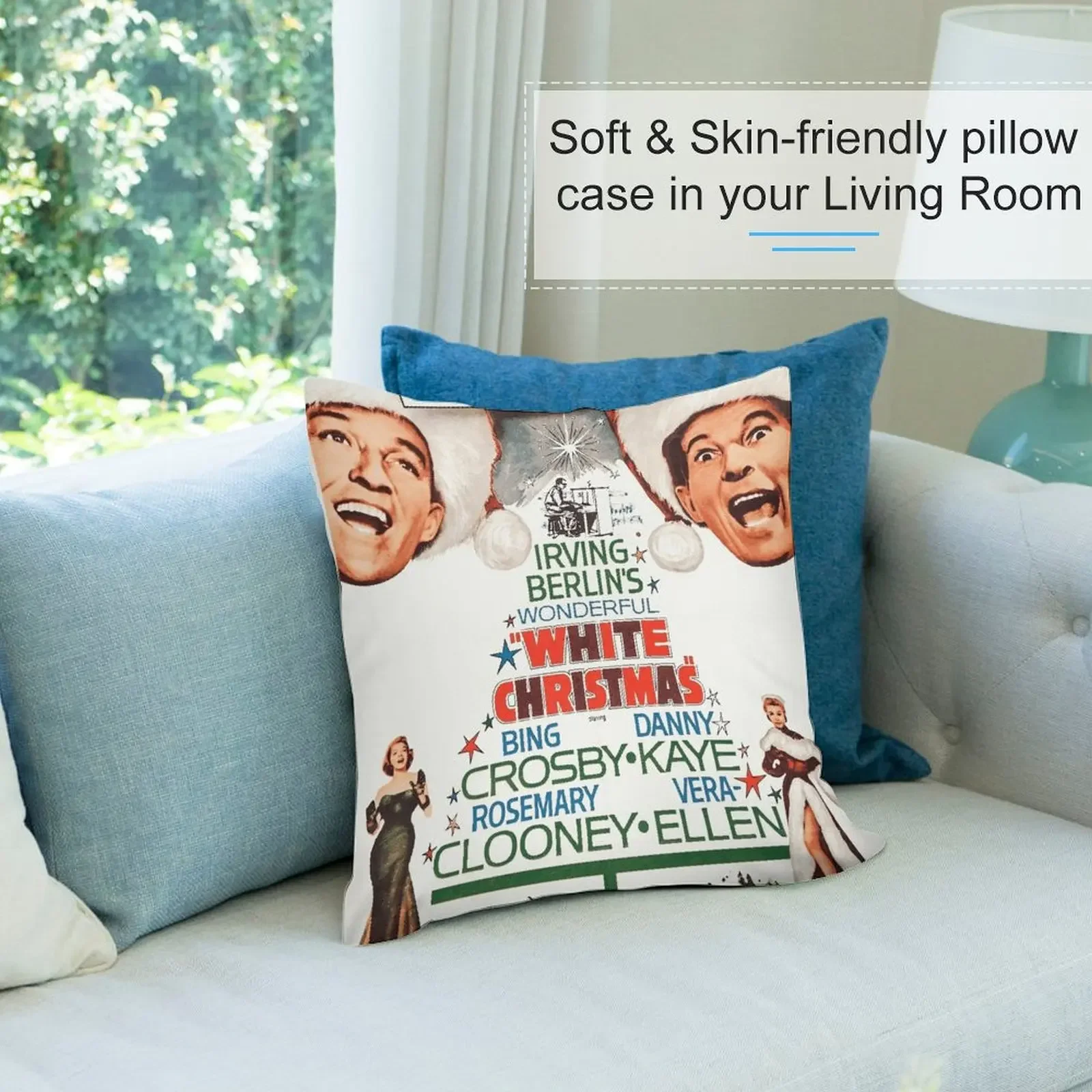 Белое Рождество - Бинг Кросби Дэнни Кэй наволочки для диванов спальные подушки