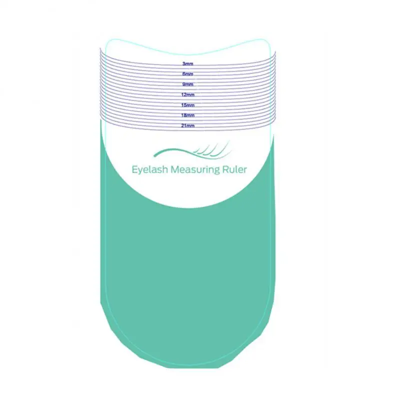 Линейка для измерения длины ресниц портативная мягкая пластиковая линейка