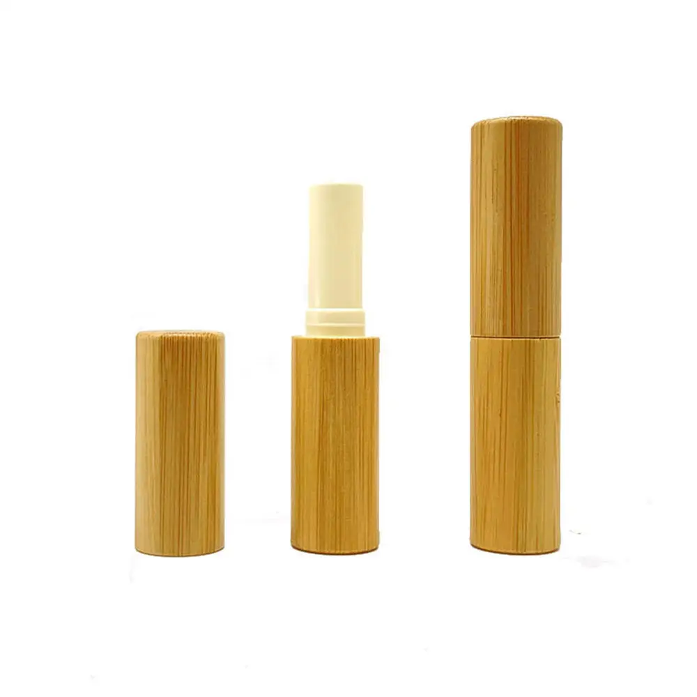 

4ml Bamboo Lipstick Tube Cosmetic Lipstick Tube Makeup Bamboo Lipstick Empty Tube Women's Lipstick Tube Tube Sub-bottling