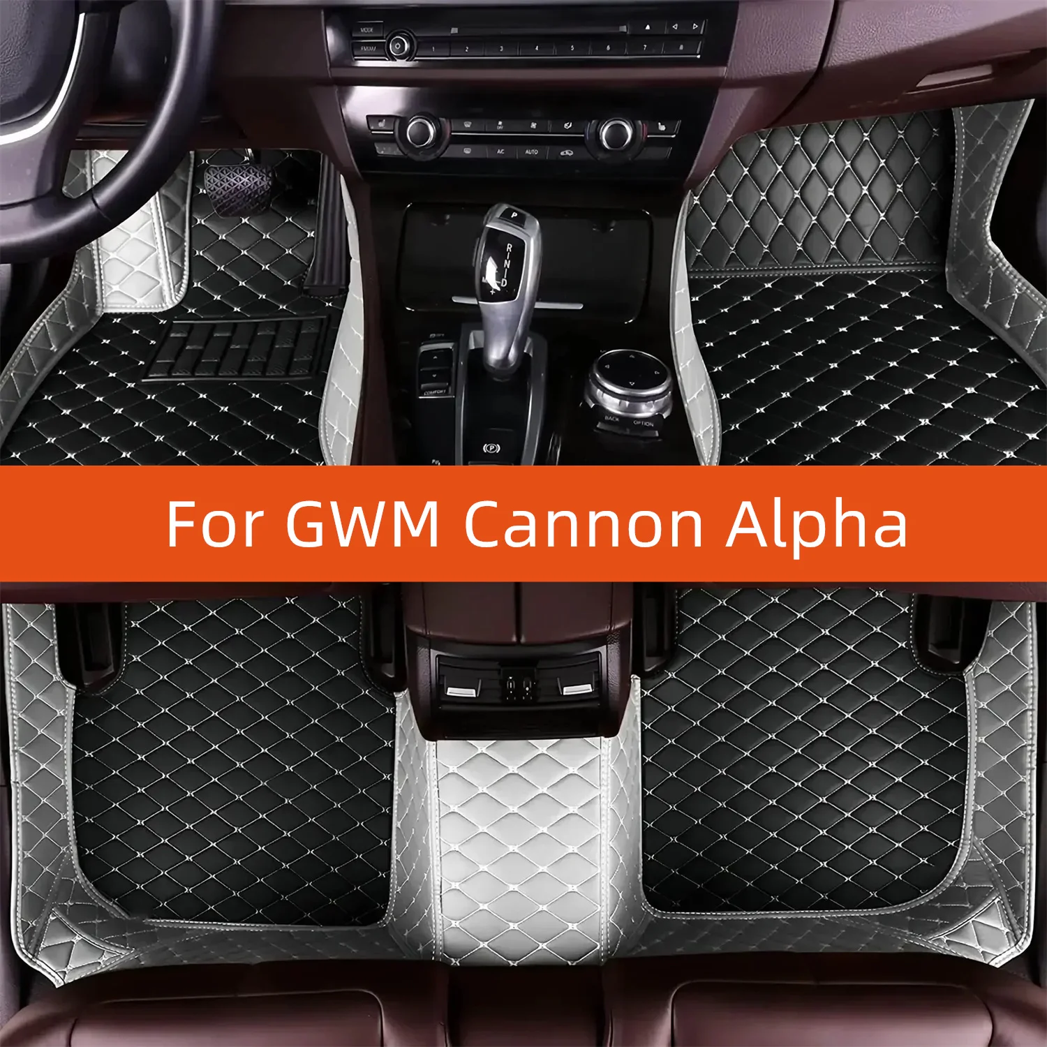 Фото Кожаный автомобильный коврик на заказ для GWM Cannon Alpha 2024 2025 2026 2027, автомобильный коврик, аксессуары для интерьера №1