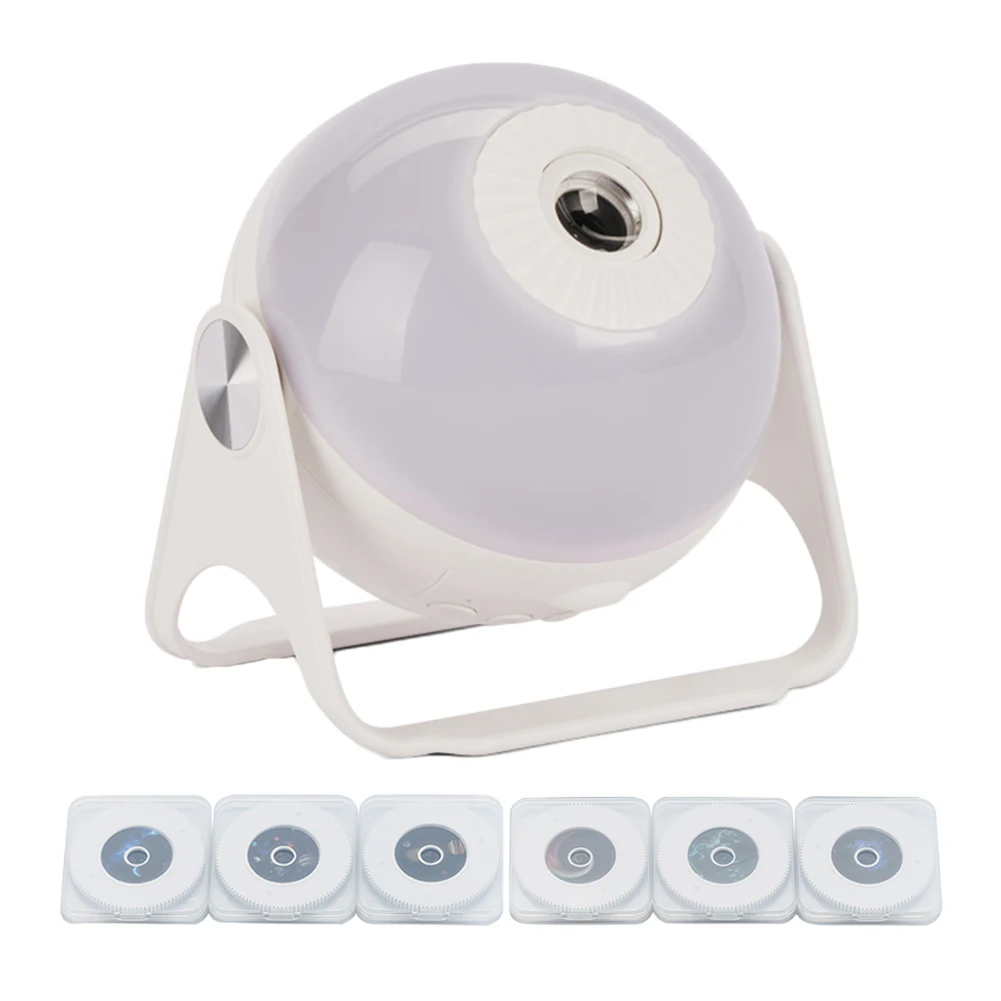 Светодиодный проектор 7 в 1 вращающийся на 360 градусов планетарный звезда