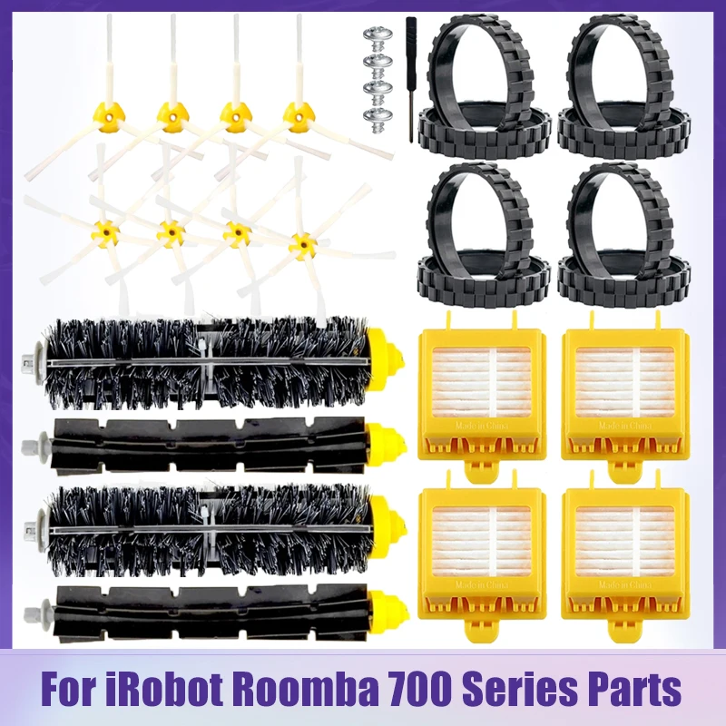 

For IRobot Roomba 700 Series 760 770 772 774 775 776 780 782 785 786 790 Vacuum Cleaner Main/Side Brush Filter Accessories
