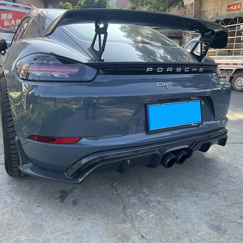 Заднее крыло из углеродного волокна красивый спойлер в багажнике автомобиля