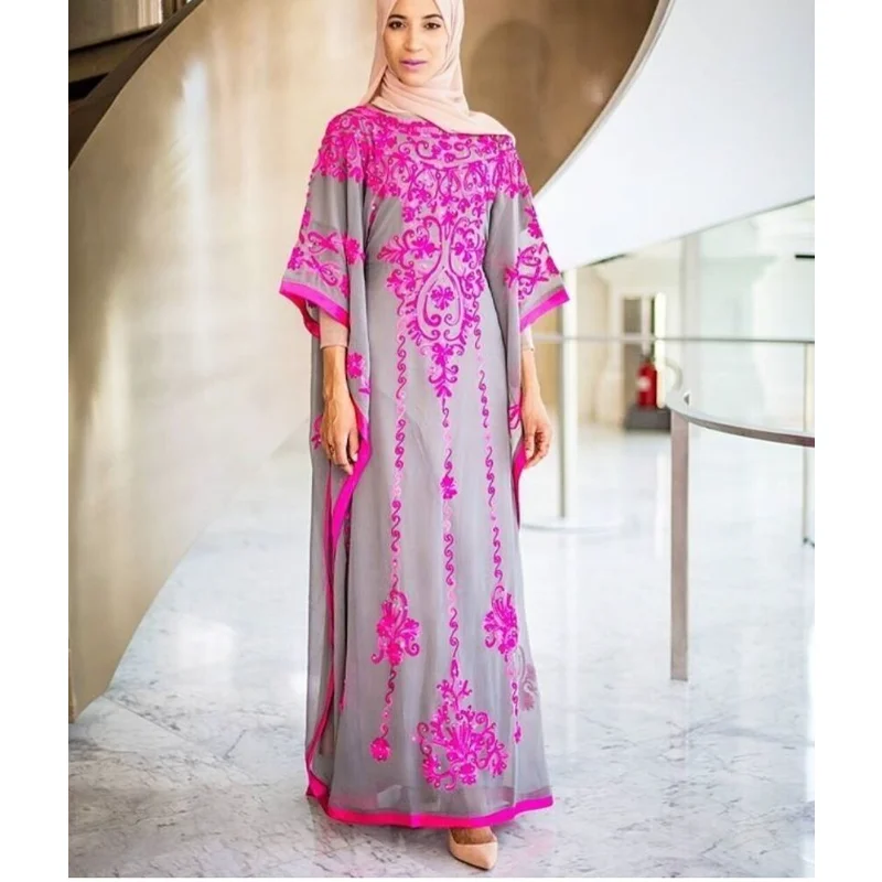 

Moroccan Long Shirt New Royal Islamic Modern Elegant Dubai Arab Party Clothing European and American Fashion Trends