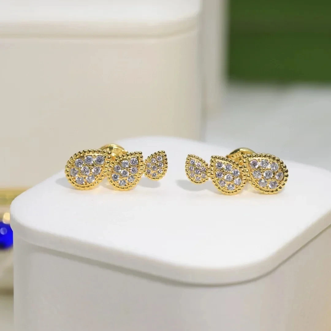 Новинка 2023 трендовые классические высококачественные серьги известного бренда