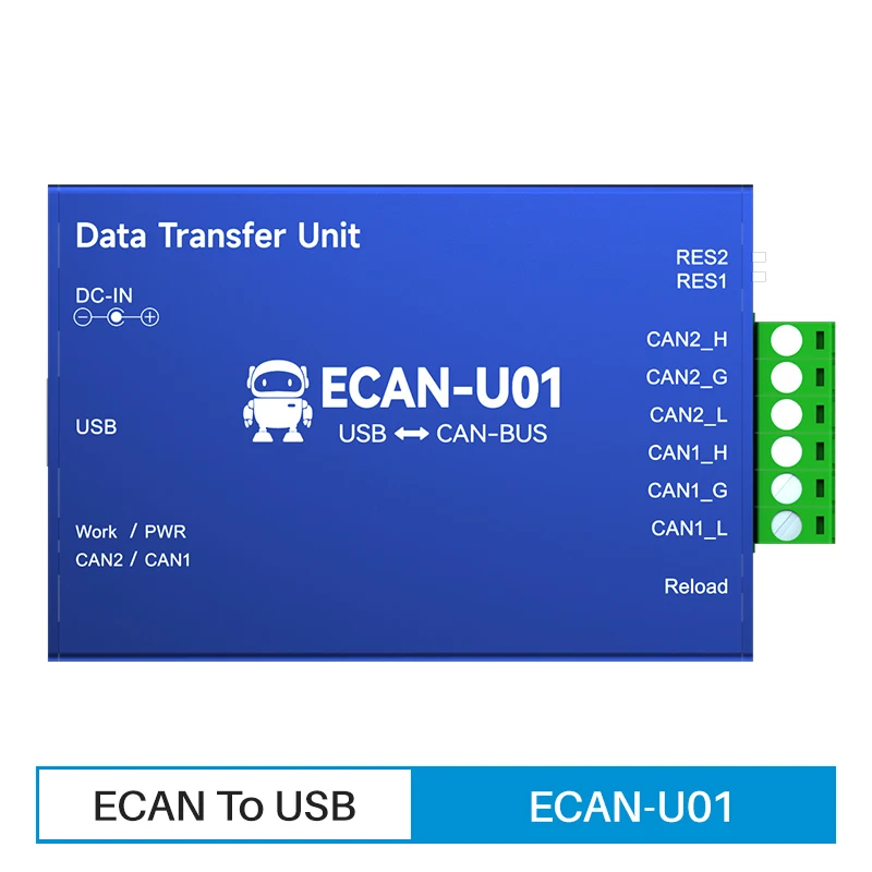 CAN2.0 Конвертер протокола USB2.0 CANBUS 2-полосный прозрачный трансивер передачи CAN BUS