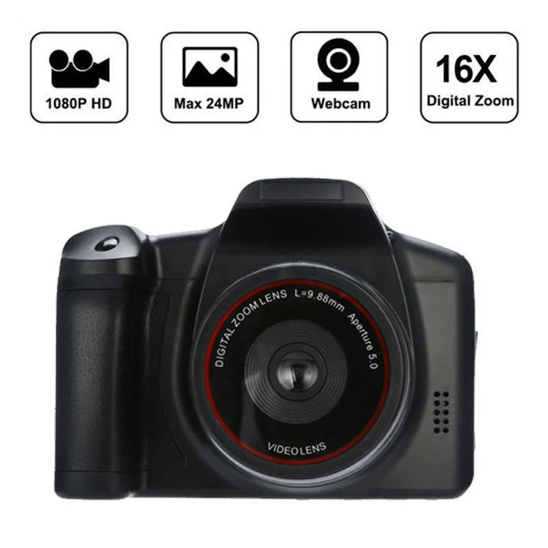 

Hd 1080p Video Camera For Youtube 30fps Camcorder 2.4-inch Screen Vlogging Camera Photographic Cameras 16x Digital Zoom Wi-fi