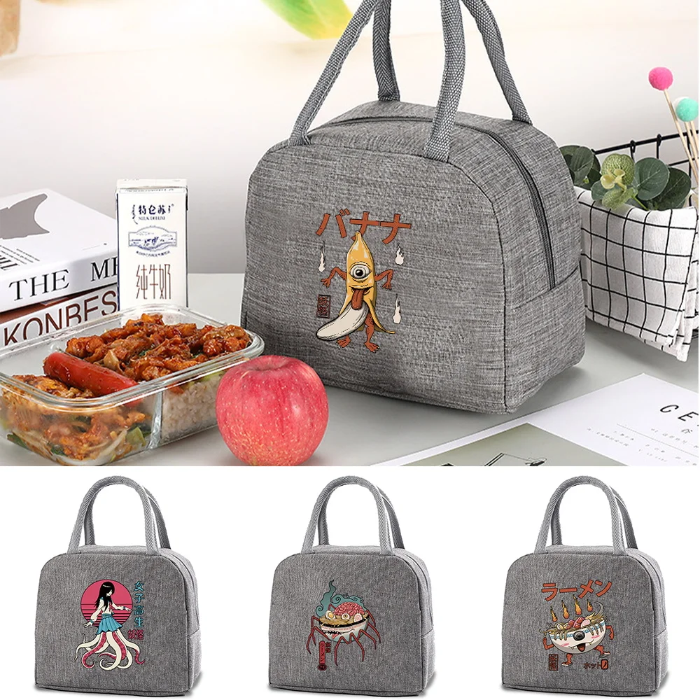 

Lunch Bags for Men Kids Women Thermal Portable Canvas Bag Insulated Cooler Food Canvas bags office School Picnic dinner Handbags