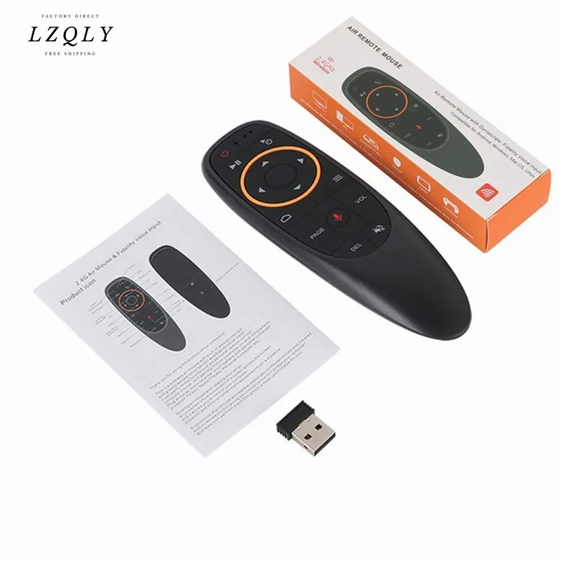 

Беспроводной смарт-пульт Air Mouse G10s, 2,4 ГГц, с гироскопом