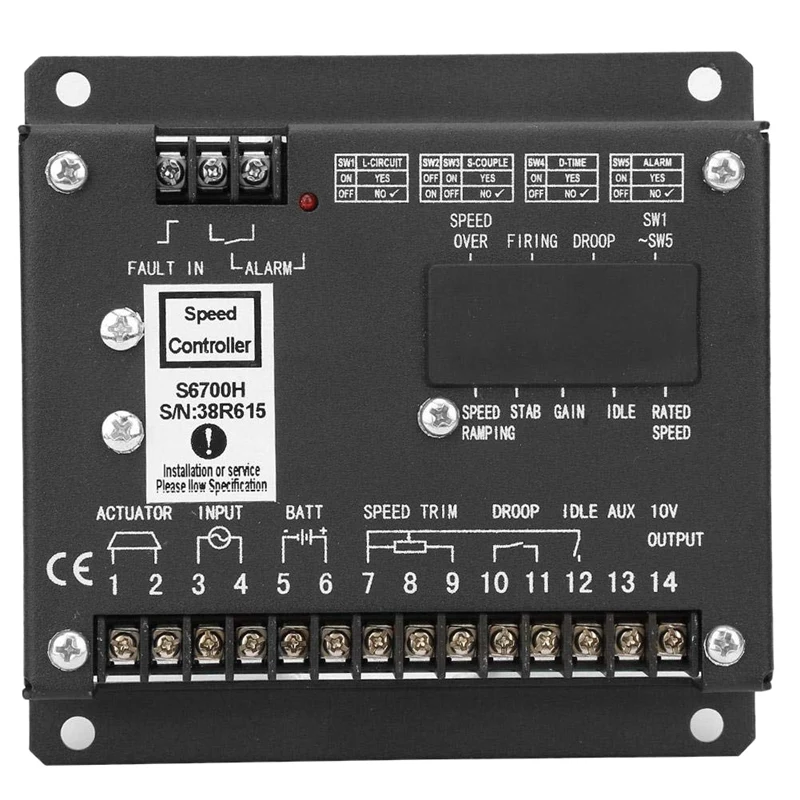 

S6700H для регулятора скорости генератора, блок управления скоростью двигателя