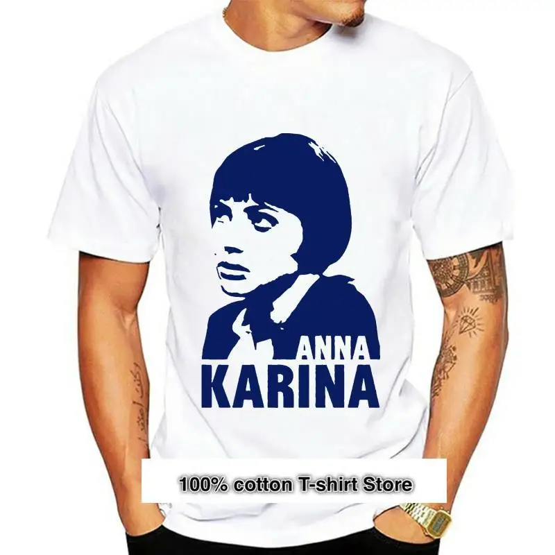 

Camiseta de Anna Karina 2 para hombre, camisa de película de Godard French, Bardot, nueva ola