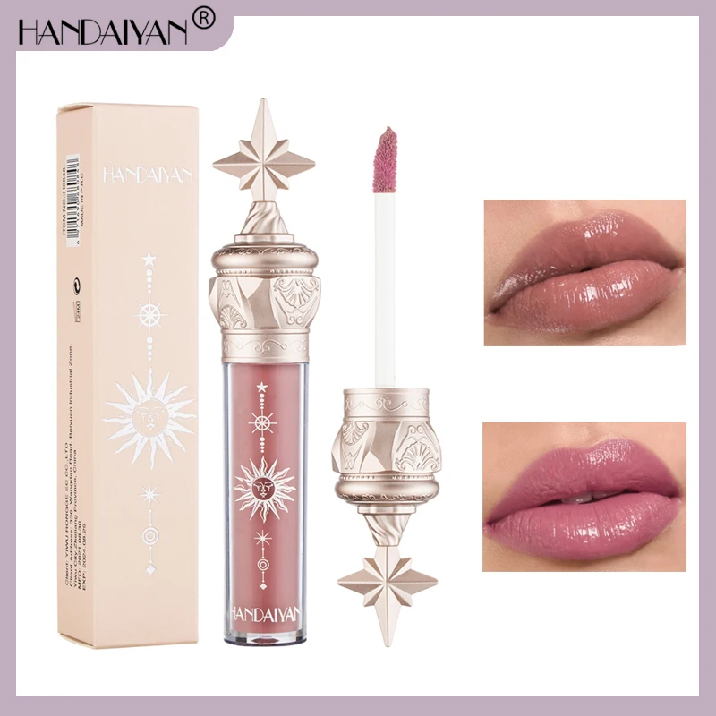 

HANDAIYAN Liquid Lipstick Water Light Film Mirror Lip Gloss Lip Glaze Lip Stick Long Lasting Sexy Lip Tint Women Makeup Cosmetic