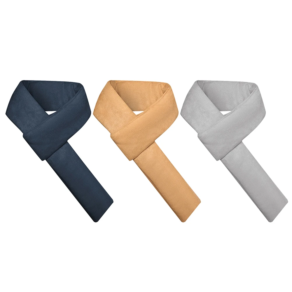 

Зимний шарф с электрическим подогревом и USB, шарфы с регулируемой температурой, зимняя теплая шаль на шею, шейный платок для пары, плюшевый в...