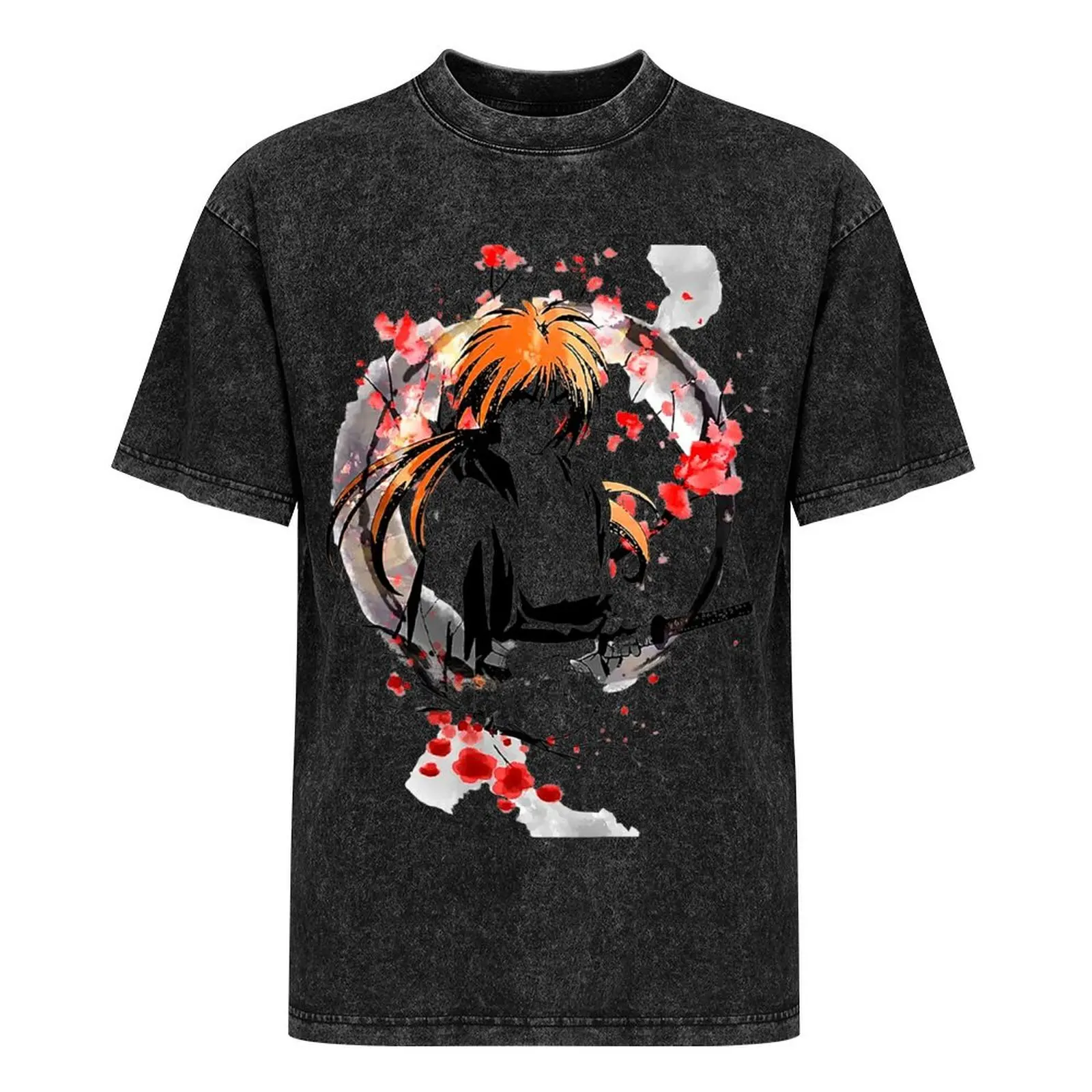 Футболка battousai kenshin pendekar pedang забавная футболка на заказ лето 2025 года мужская мода