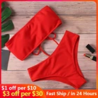 Бикини пуш-ап 2021, сексуальный комплект бикини, женский купальник, купальный костюм, купальный костюм, женский купальный костюм, бандажный купальник, бикини со стрингами