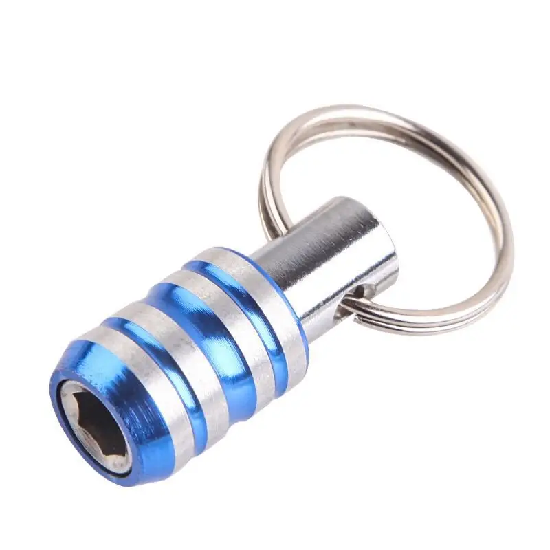 

Hot sale 1/4inch Hex Shank Screwdriver Bits Holder Extension Bar Drill Screw Adapter Quick Release Keychain Tool Parts