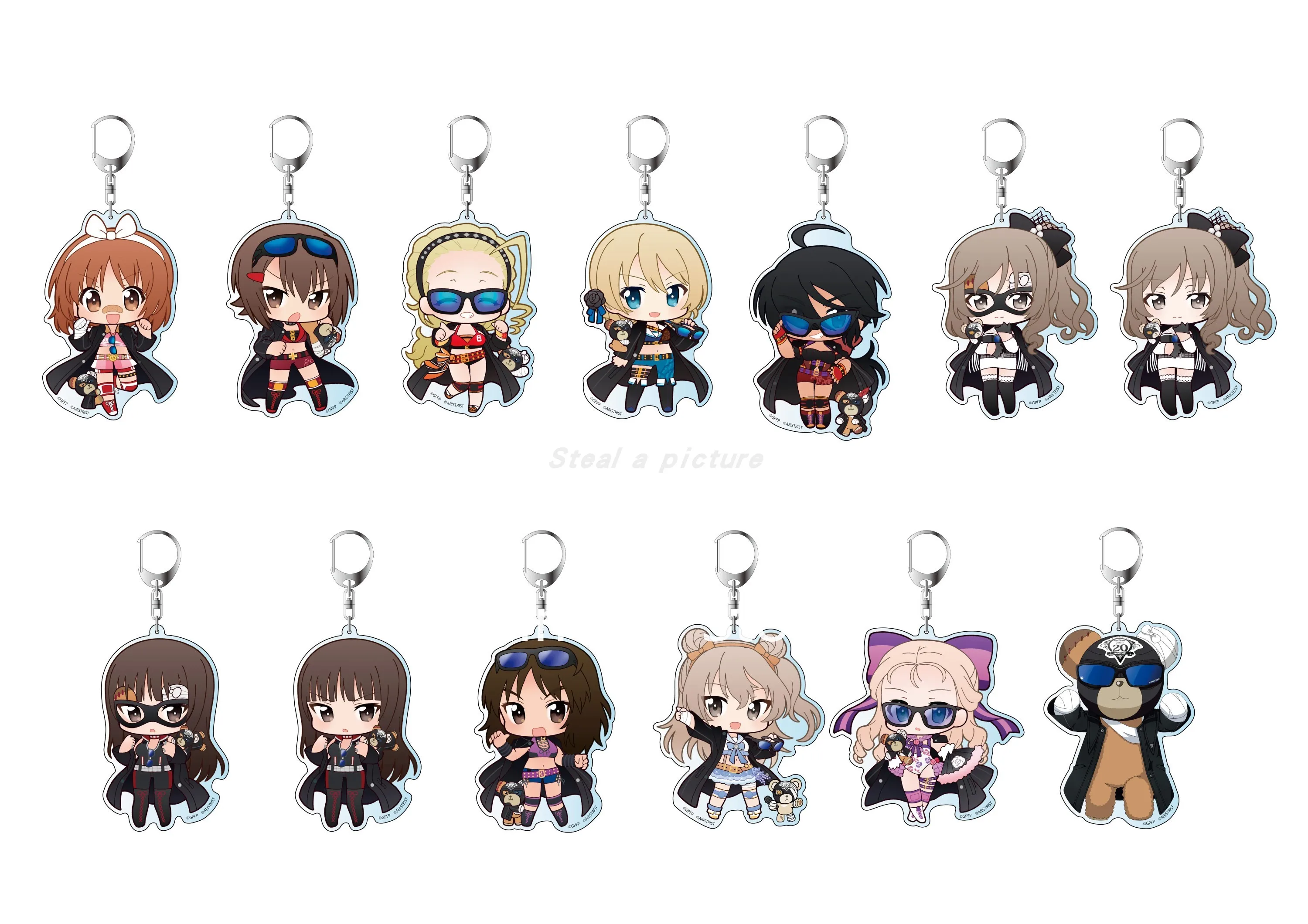 

Аниме Девушки и панцер брелок кукла Kadoutani Anzu Koyama Yuzu Kawashima Momo Isobe Noriko акриловая искусственная для подарка