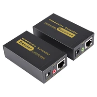 vga 100ms network extender extended 100 meters with audio vga to rj45 cat5e vga line signal amplification enhanced transmitter