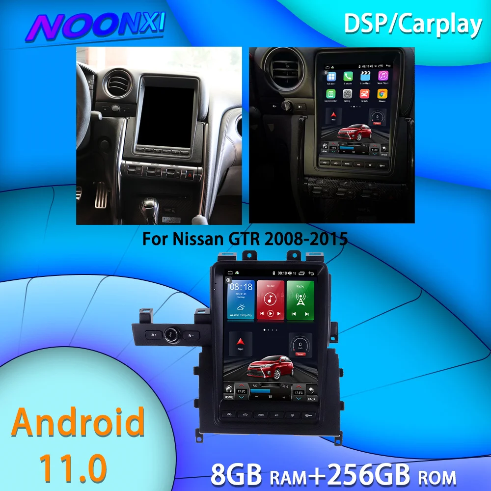 256G For Nissan GTR GT-R Skyline R35 2008-2015 All In One Car Tesla Screen Audio Intelligent System Radio 2Din Video Players GPS 256G For Nissan GTR GT-R Skyline R35 2008-2015 All In One Car Tesla Screen Audio Intelligent System Radio 2Din Video Players GPS