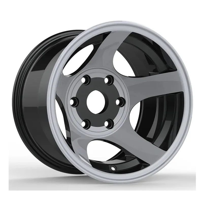 

Smart Car Alloy Wheels 4 5 6 Holes 13 14 Inch Aluminium Alloy Black With Five Spokes 4x4 Wholesale Cast Rims For SUV