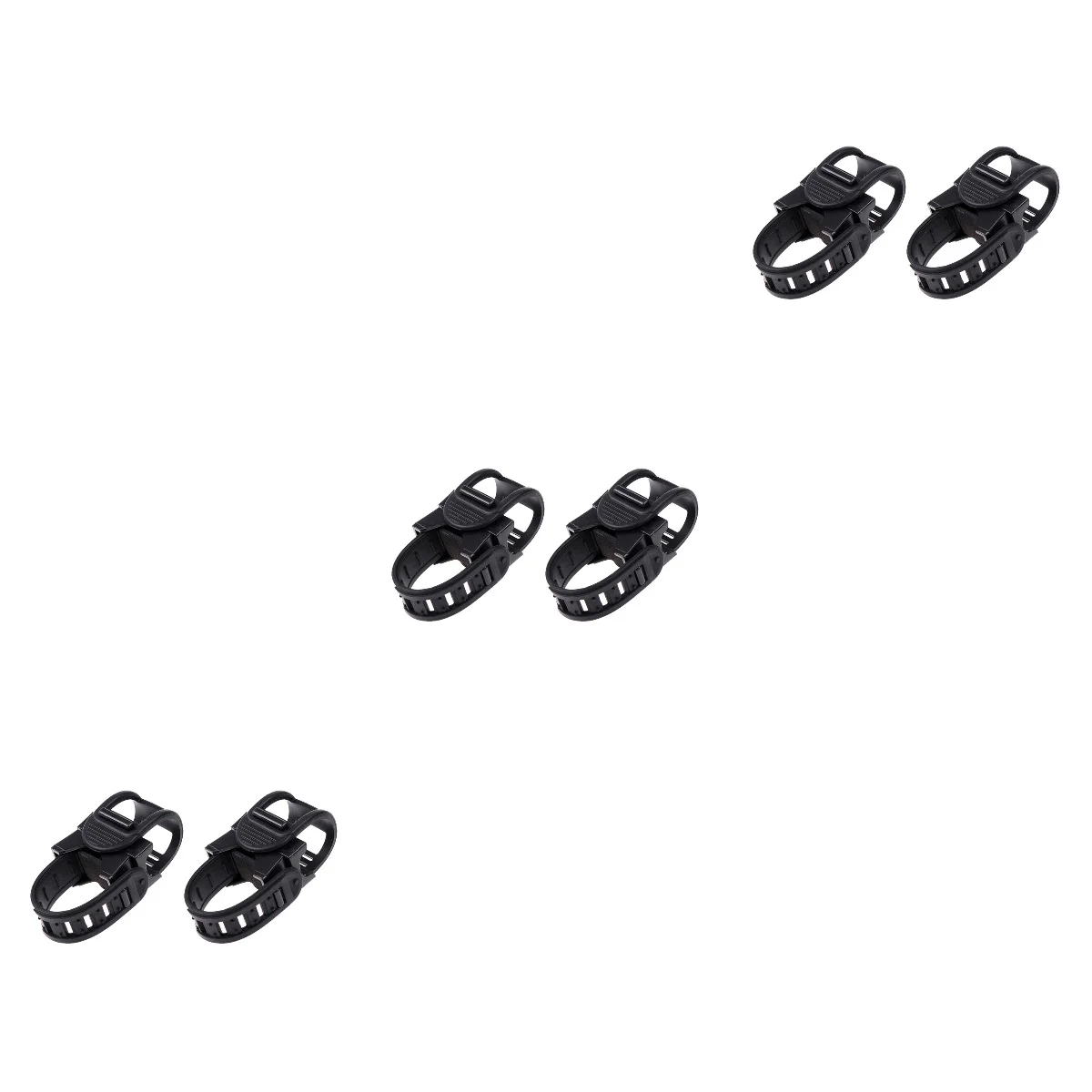 

6 360 Degree Rotational Bike Flashlight Mount Adjustable Lightwight Universal for Bracket Mount Bike Clip Clamp