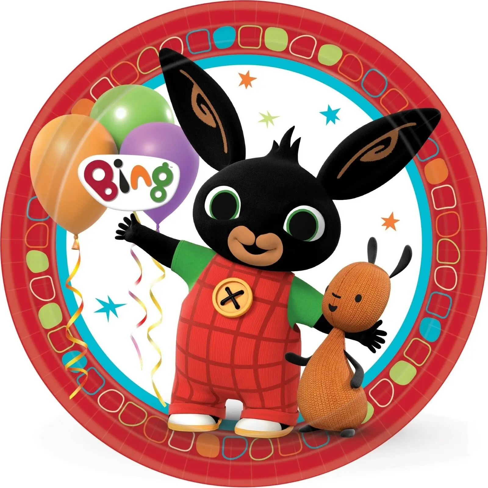 Bing Rabbit посуда для вечеринки в честь Дня рождения одноразовые товары вечеринок