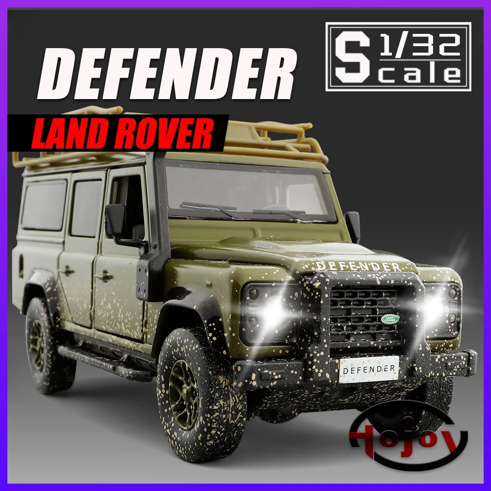 

Scale 1/32 Land Rover Defender Metal Diecast Alloy Toys Cars Model For Boys Children Kids Gift Vehicles Hobbies Collection