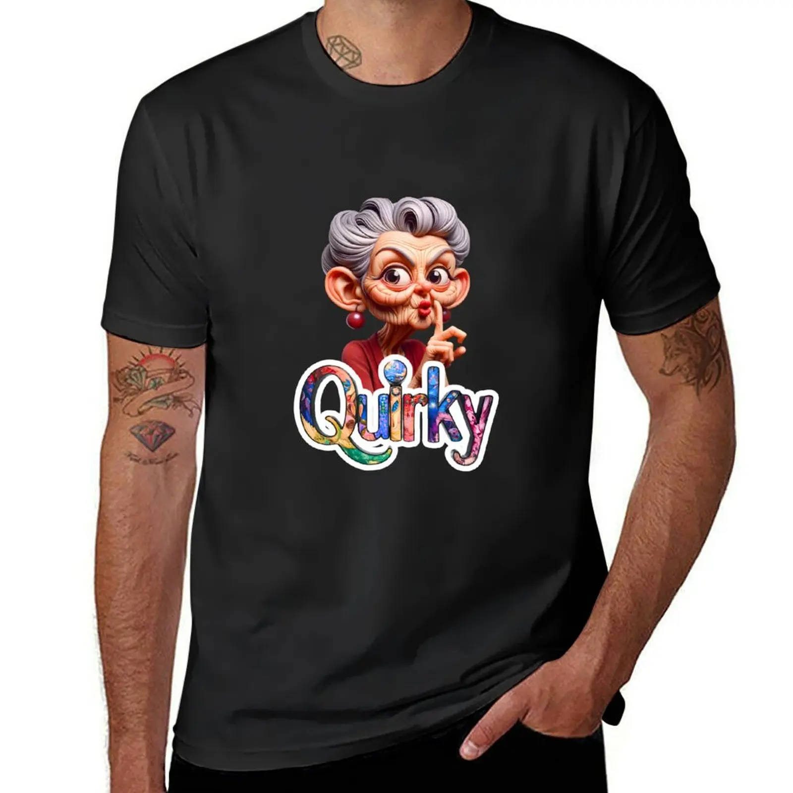 Футболка Grandma's Secrets - 'Quirky' Whimsical Art Print рубашки с заготовками футболки