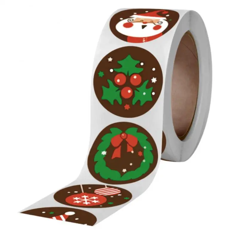 Рождественские подарочные наклейки декоративная уплотнительная наклейка