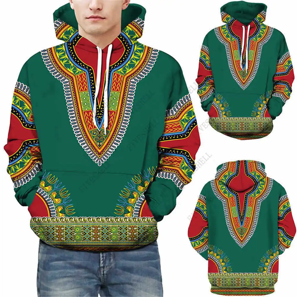 3D Traditional Print Hoodies Men Women Fashion African Dashiki Hoodie Sweatshirts Men Hip Hop Streetwear Hoody Tracksuit