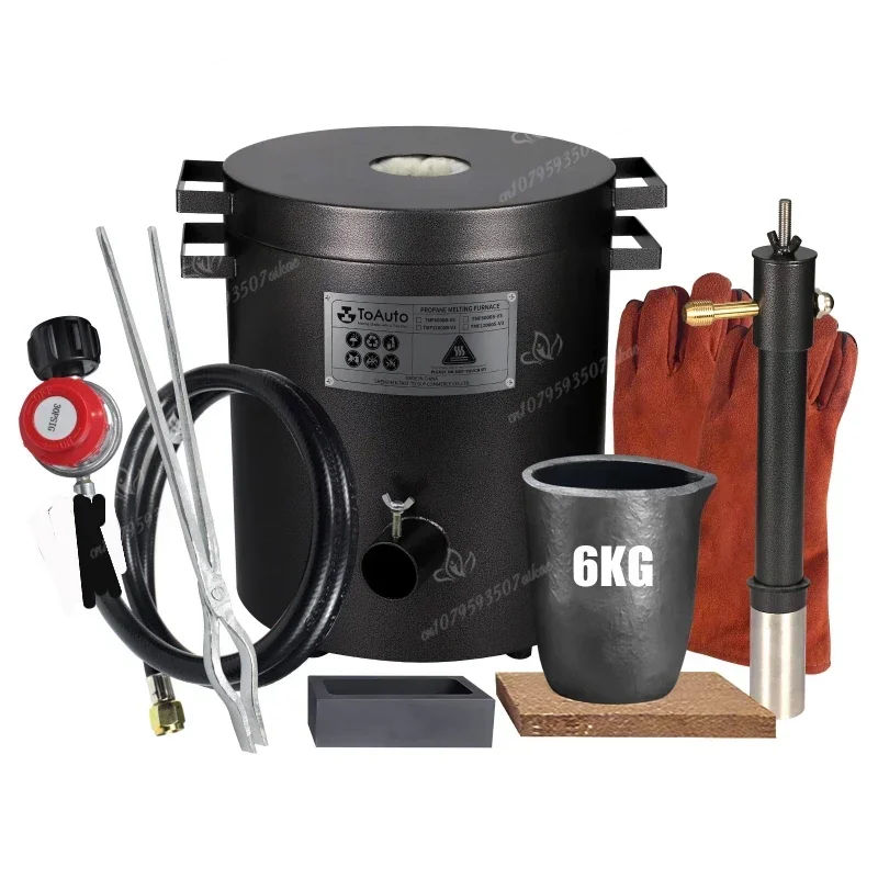 Комплект плавильной печи щипцы для тигля с пропаном и графитом 1300р ° C Литье
