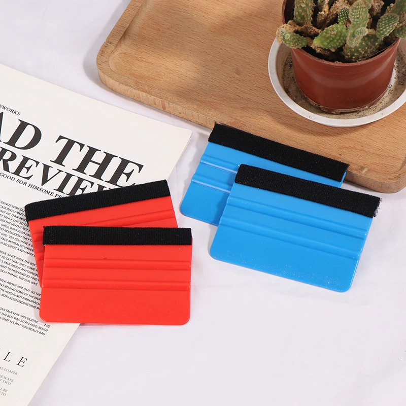 

2pcs Vinyl Wrap Car Film Install Squeegee Carbon Fiber Wrapping Tool car accessories Foil Window Tint Scraper Car Cleaning Tool