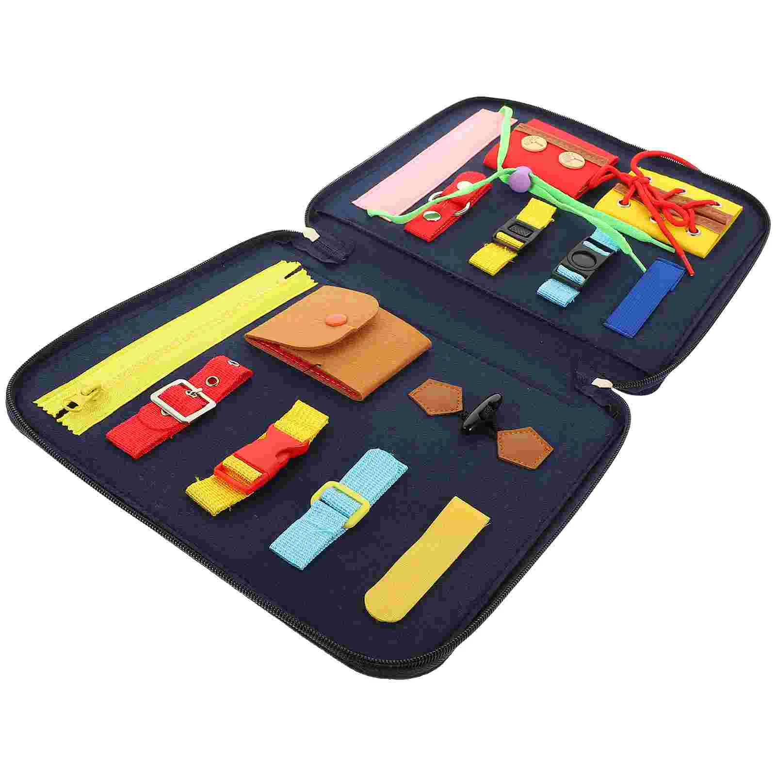 

1 Pc Dressing Learning Board Sensory Toy for Airplane Skill Learning Toy Toddler Busy Board Montessori Educational Toy
