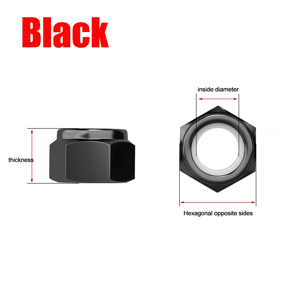 Стопорные гайки EDGAR GARY  M2 M2.5 M3 M4 M5 M6 M8