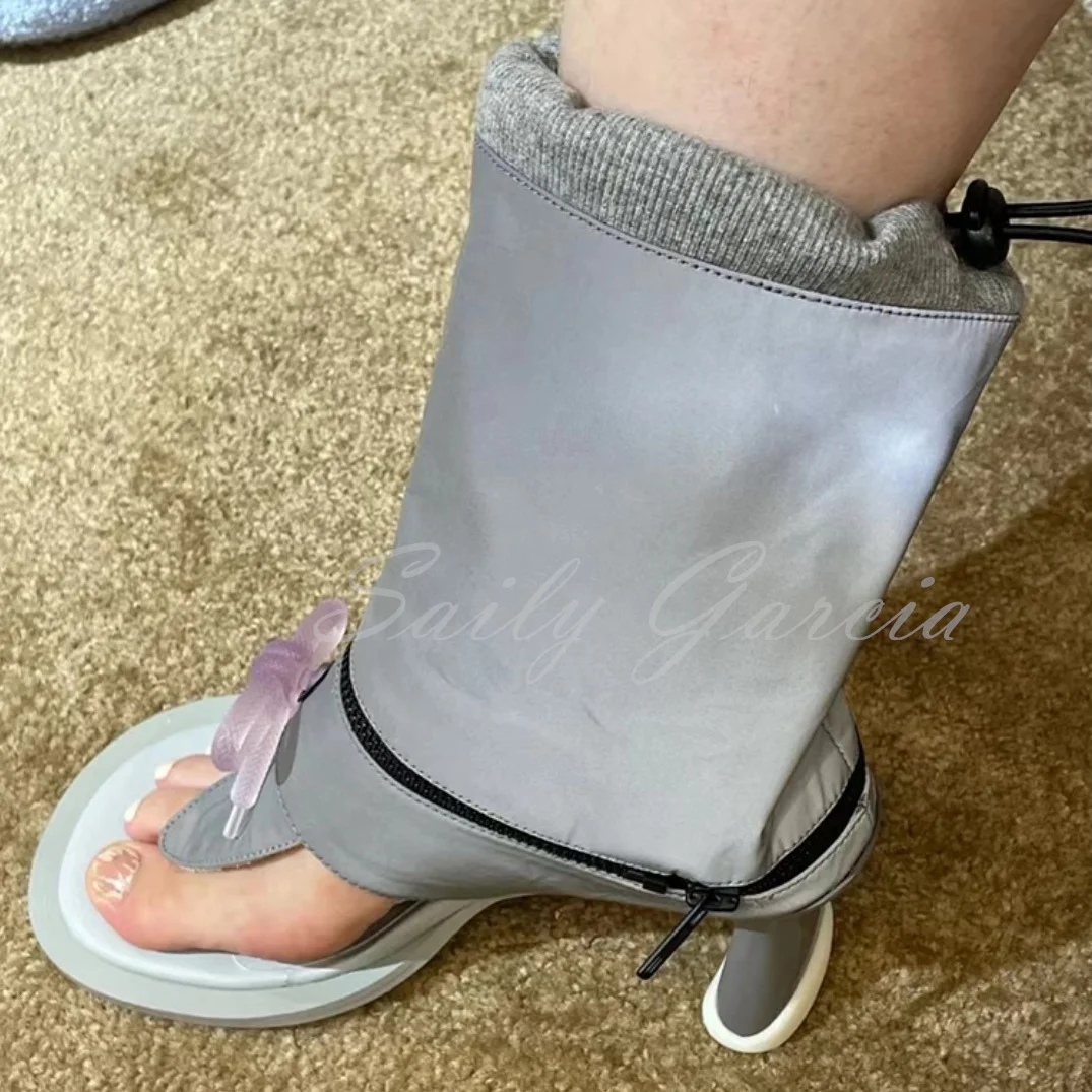 

Сандалии женские с круглым носком, модные босоножки на молнии, прохладные туфли-лодочки на толстом каблуке, с застежкой-молнией, на раннюю весну