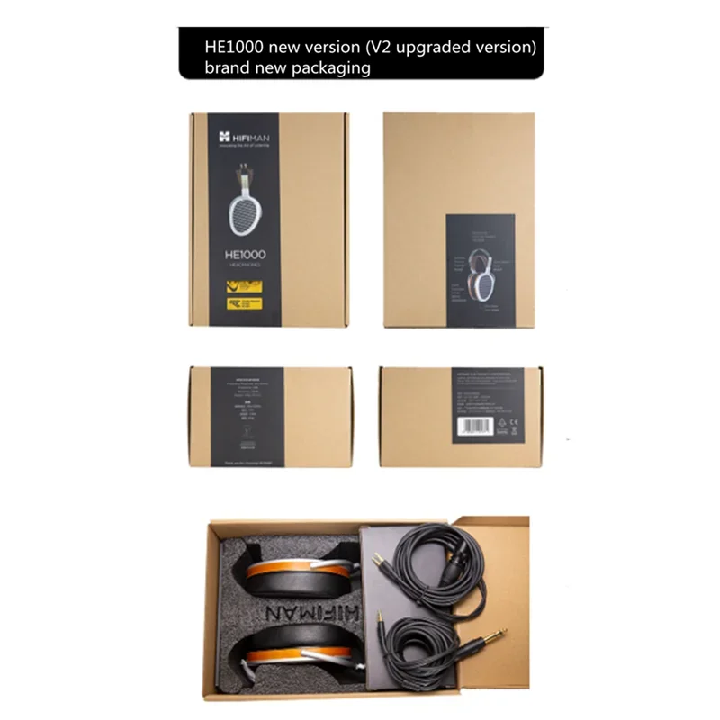 Магнитные полноразмерные накладные наушники Hi-Fi HE1000V2