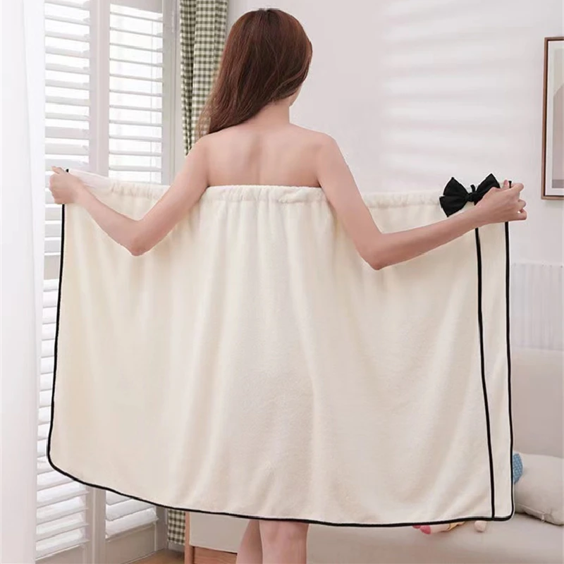

Female Soft Bath Towel Microfiber Bathrobe Woman Shower for Adults for Home Textiles Bath and Sauna Towels Bathroom Quick Drying