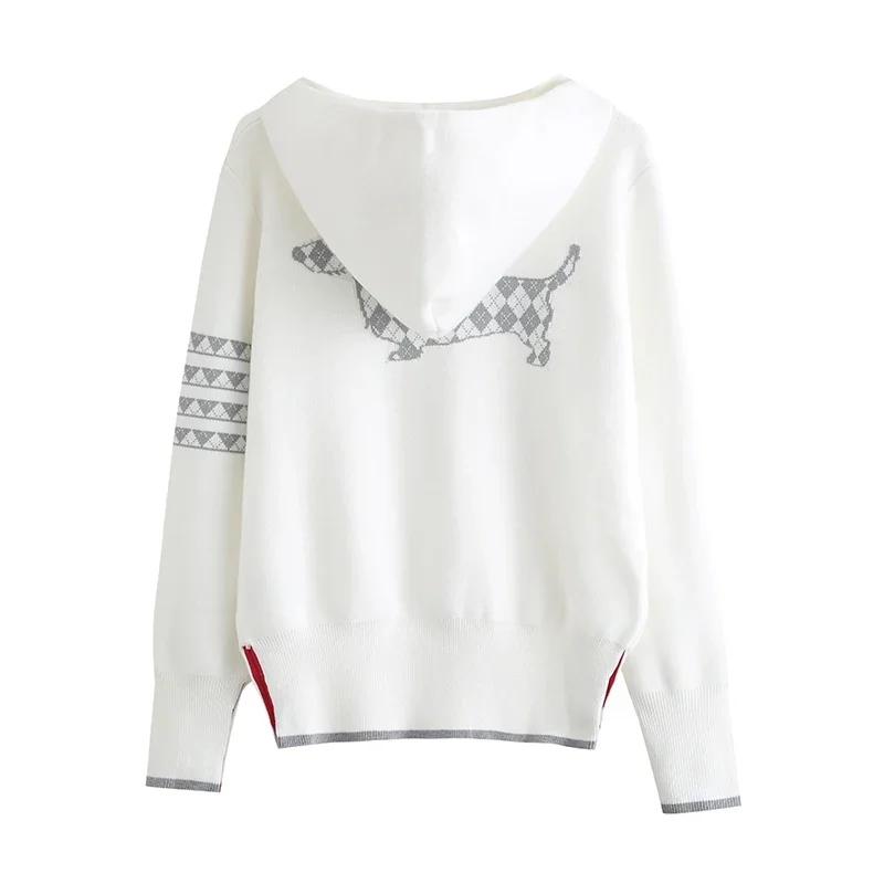 

Y2k Korean Fashion Cardigan For Woman Knitwears Sweaters Autumn Winter Tops 2023 Kawaii Womens Clothing Long Sleeve Knit Clothes