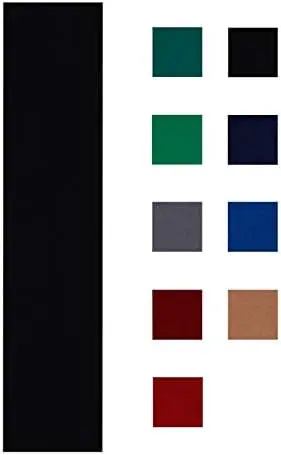 

19 oz Pre Cut Pool Table Felt - Billiard Cloth Choose for 7', 8' or 9' Table, English Green, Spruce, Blue, Tan, Blac