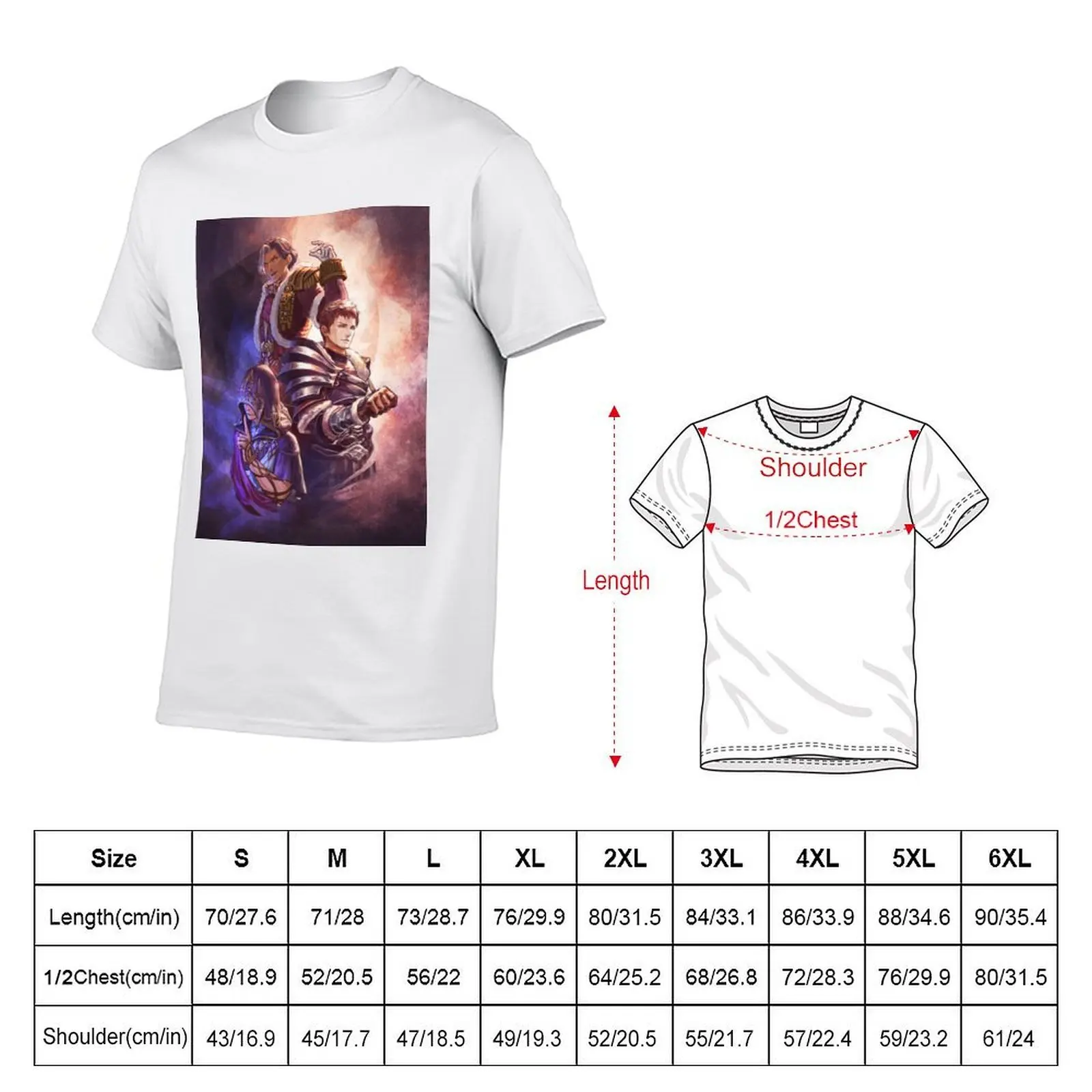 Фото Футболка Shadowbringers, модная повседневная рубашка с коротким рукавом №2