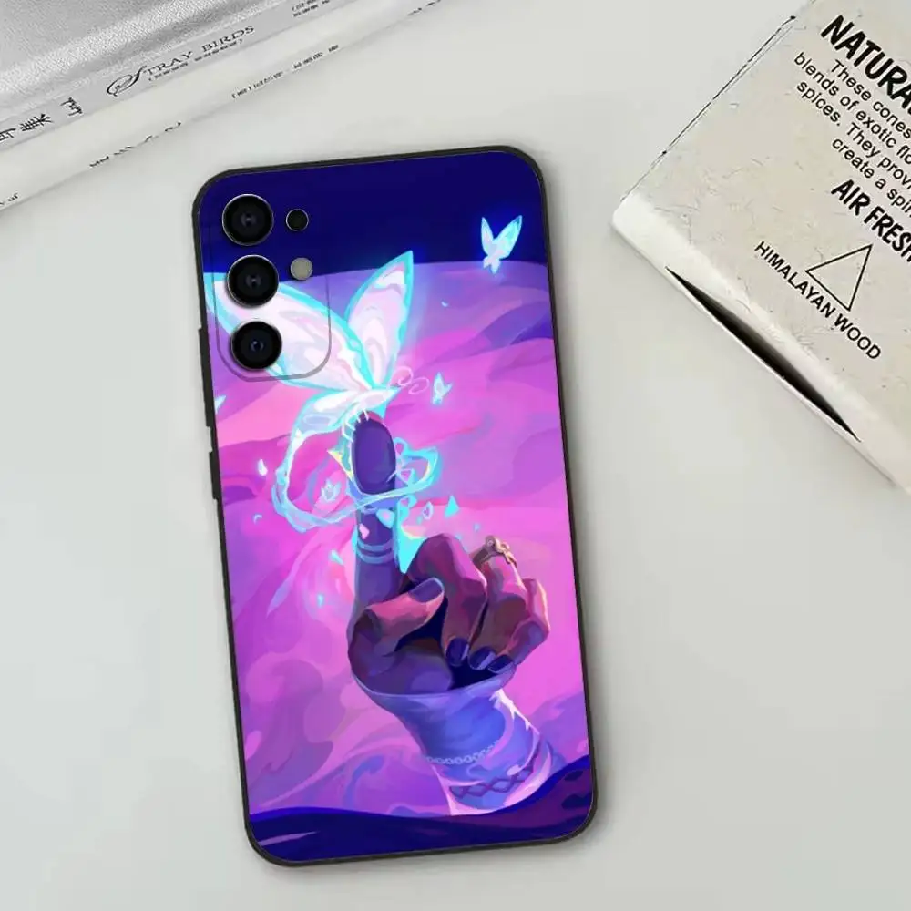 Фото Чехол для игрового телефона Jett, Reyna, Phoenix, Sage, Brimstone для Samsung S25, S24, S21, S22, S23, S30, Ultra, S20, Plus, FE, Lite, Note, 10, Black C №3