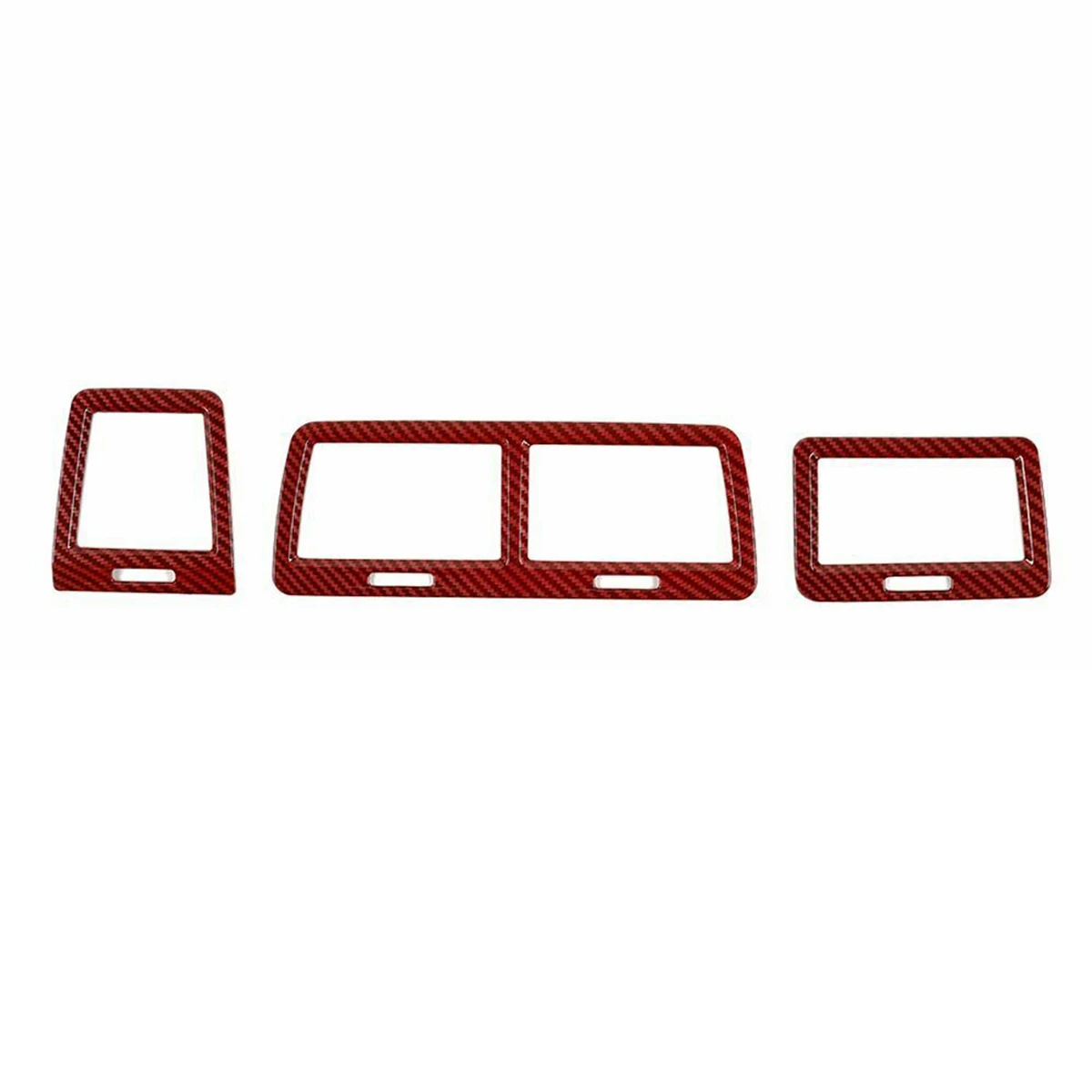 

Обложка для вентиляционного отверстия ободка ABS отделка для Dodge Challenger 2009-2014 аксессуары для интерьера (красное углеродное волокно)