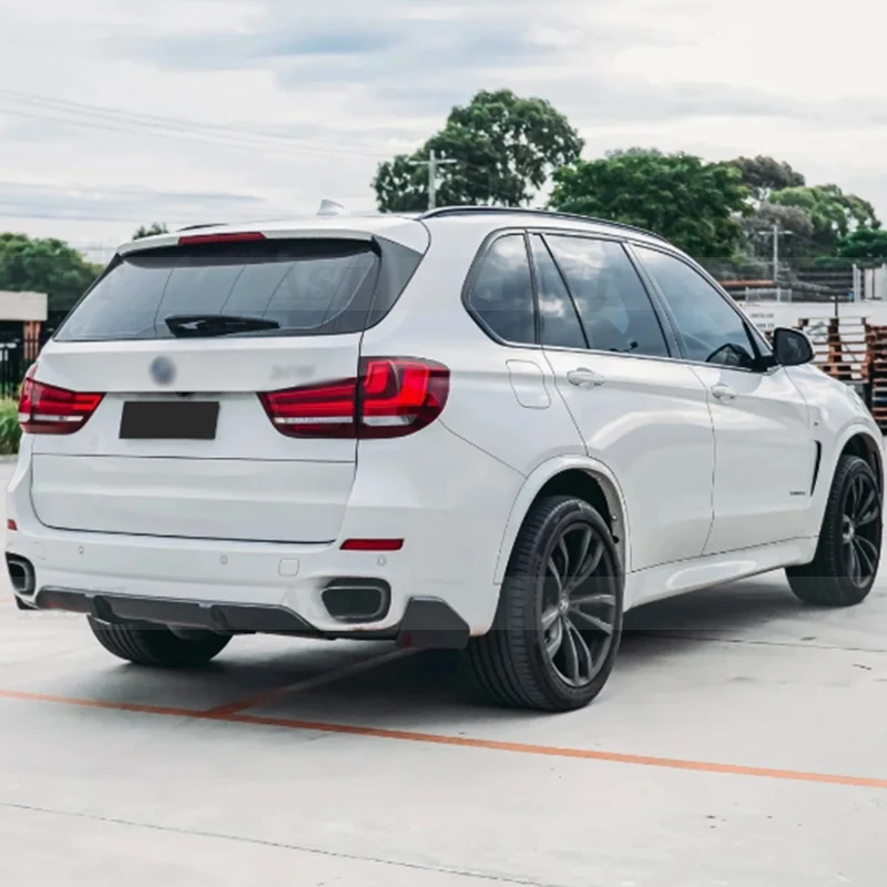 Диффузор для заднего бампера BMW X5 F15 M спортивный сплиттер из углеродного волокна