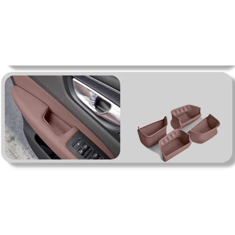 

Для Volvo XC60 2026, дверной подлокотник, ящик для хранения, силиконовая водонепроницаемая подушка, автомобильные принадлежности, модификация интерьера