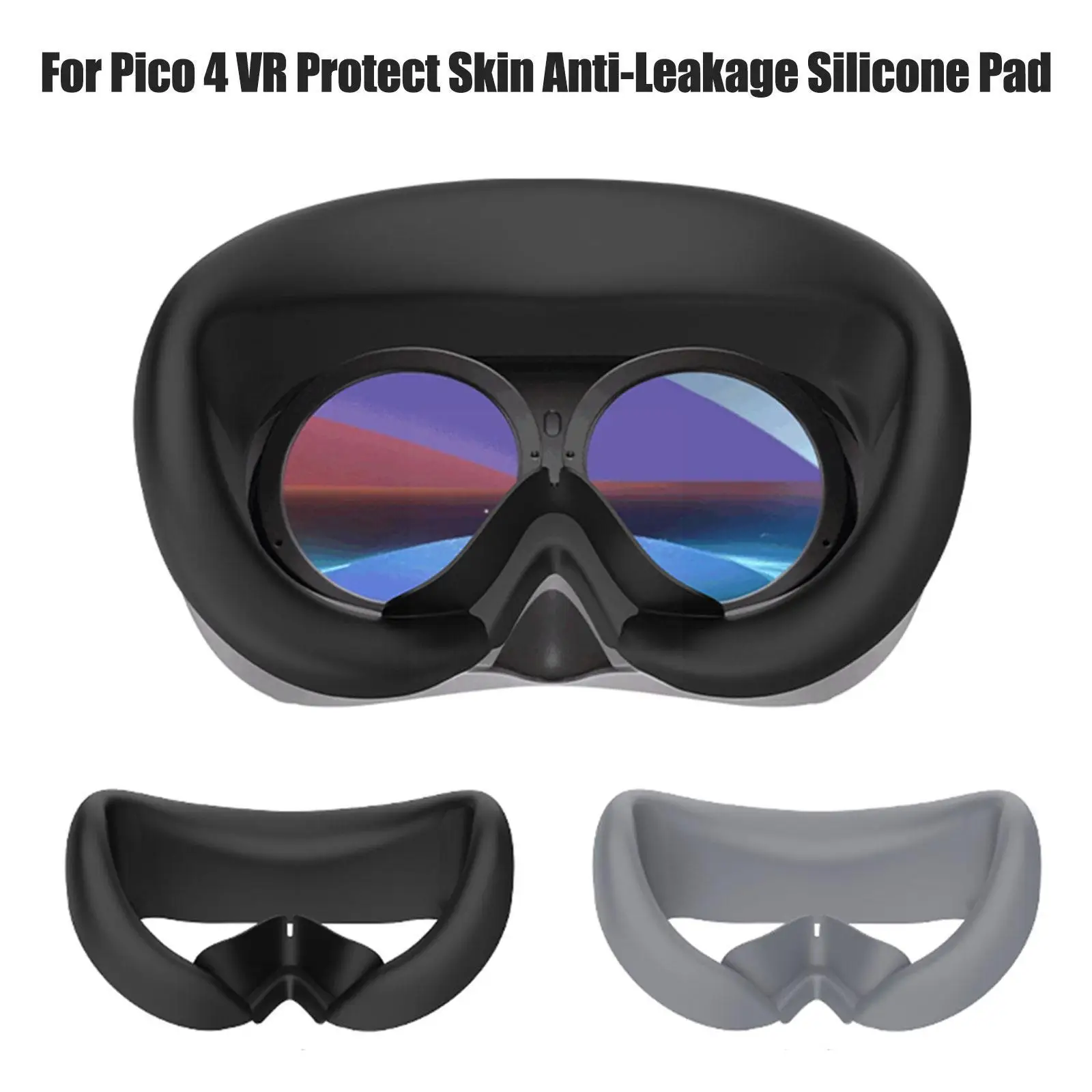 

Lightproof Interface For Pico Neo 4 Vr Protect Skin Anti-leakage Silicone Pad Vr Silicone Interface Covers Pads Vr Glasses Q2n5