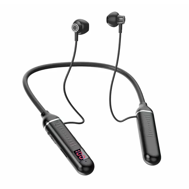 Беспроводные наушники с микрофоном шейным ободом