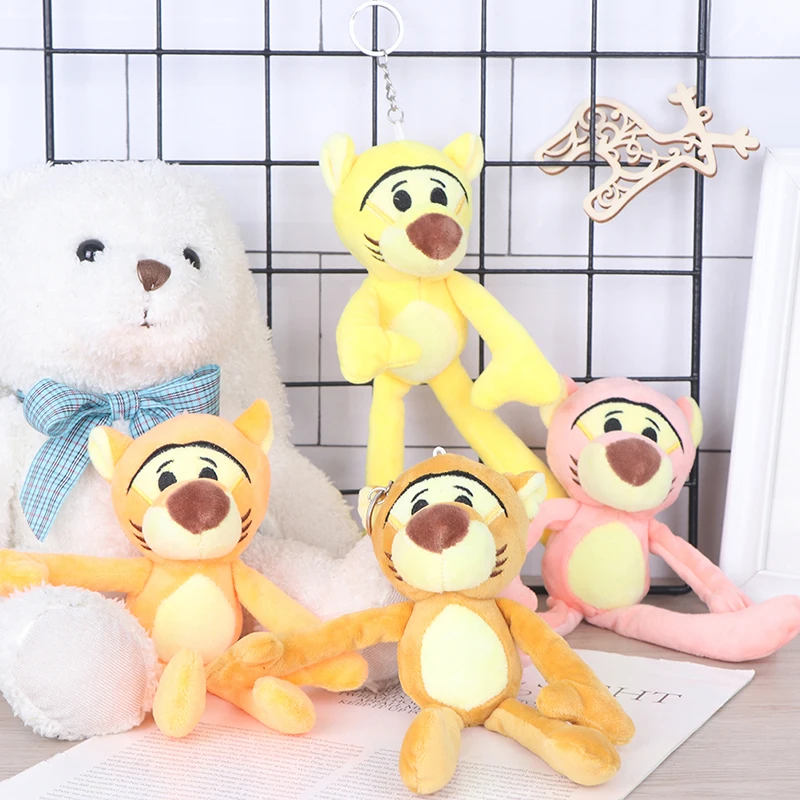 

New 2022 Year 23CM Tiger Stuffed Plush ToyPendant Gift Keychain Plush Toy Doll