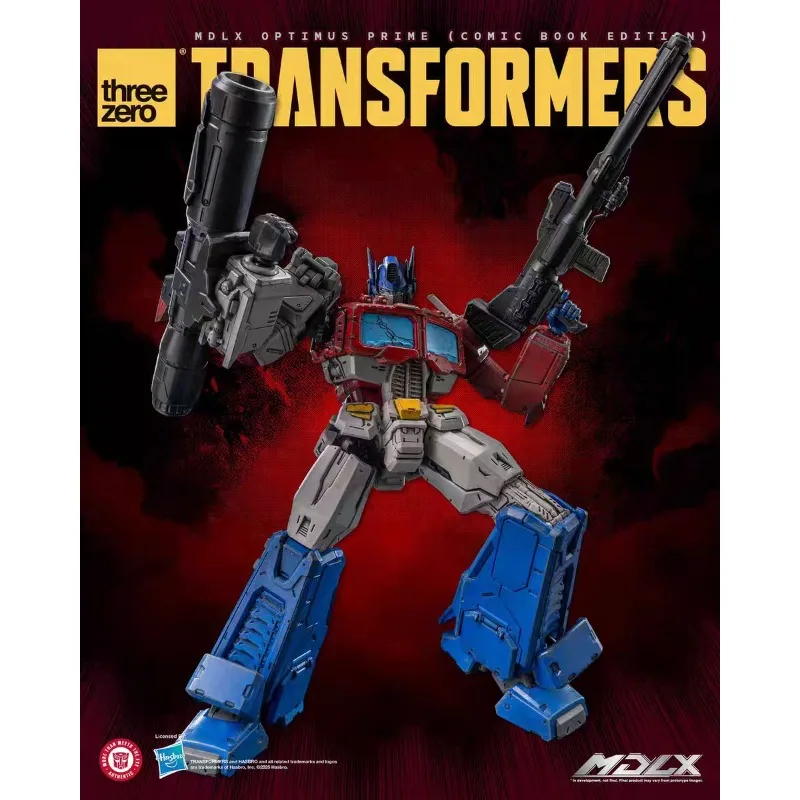 Фото Оригинальная фигурка Hasbro Threezero Transformers MDLX OPTIMUS PRIME (издание по комиксам) — коллекционная модель-украшение №2